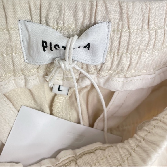 Stitch Fix l Pistola Crop Drawstring Straight Pant in Birch, Large - Picture 2 of 7